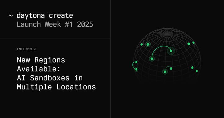 New Regions Available: AI Sandboxes in Multiple Locations