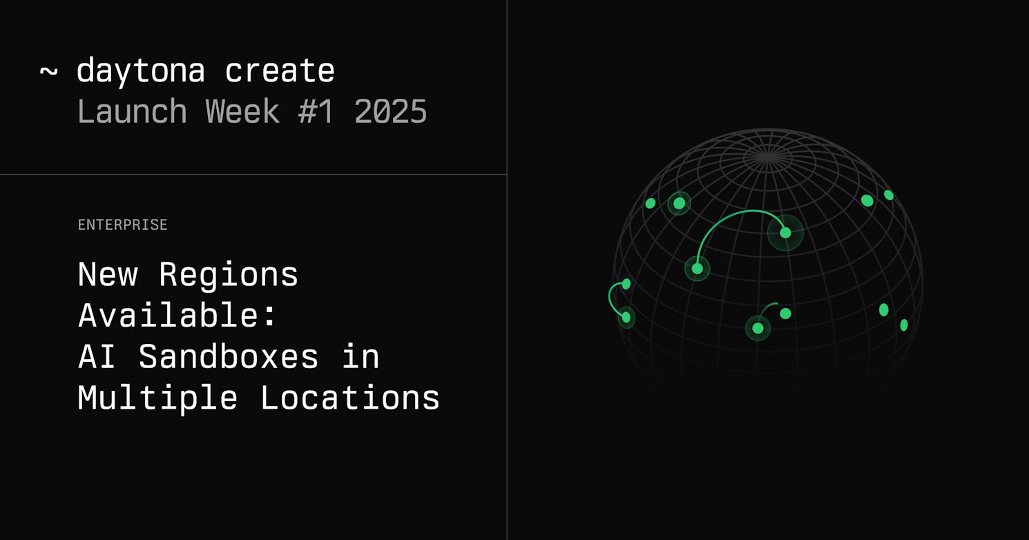 New Regions Available: AI Sandboxes in Multiple Locations