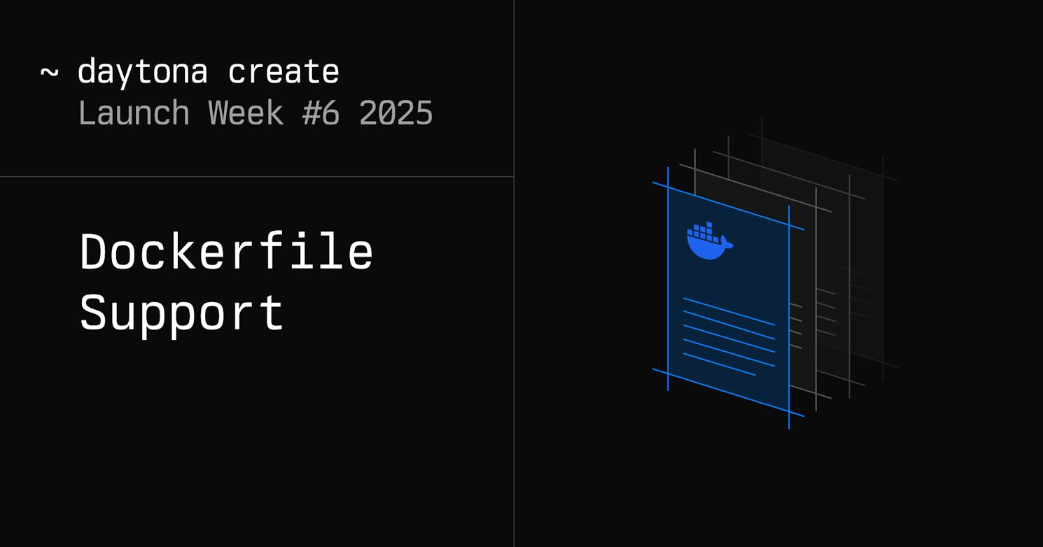 Dockerfile Support