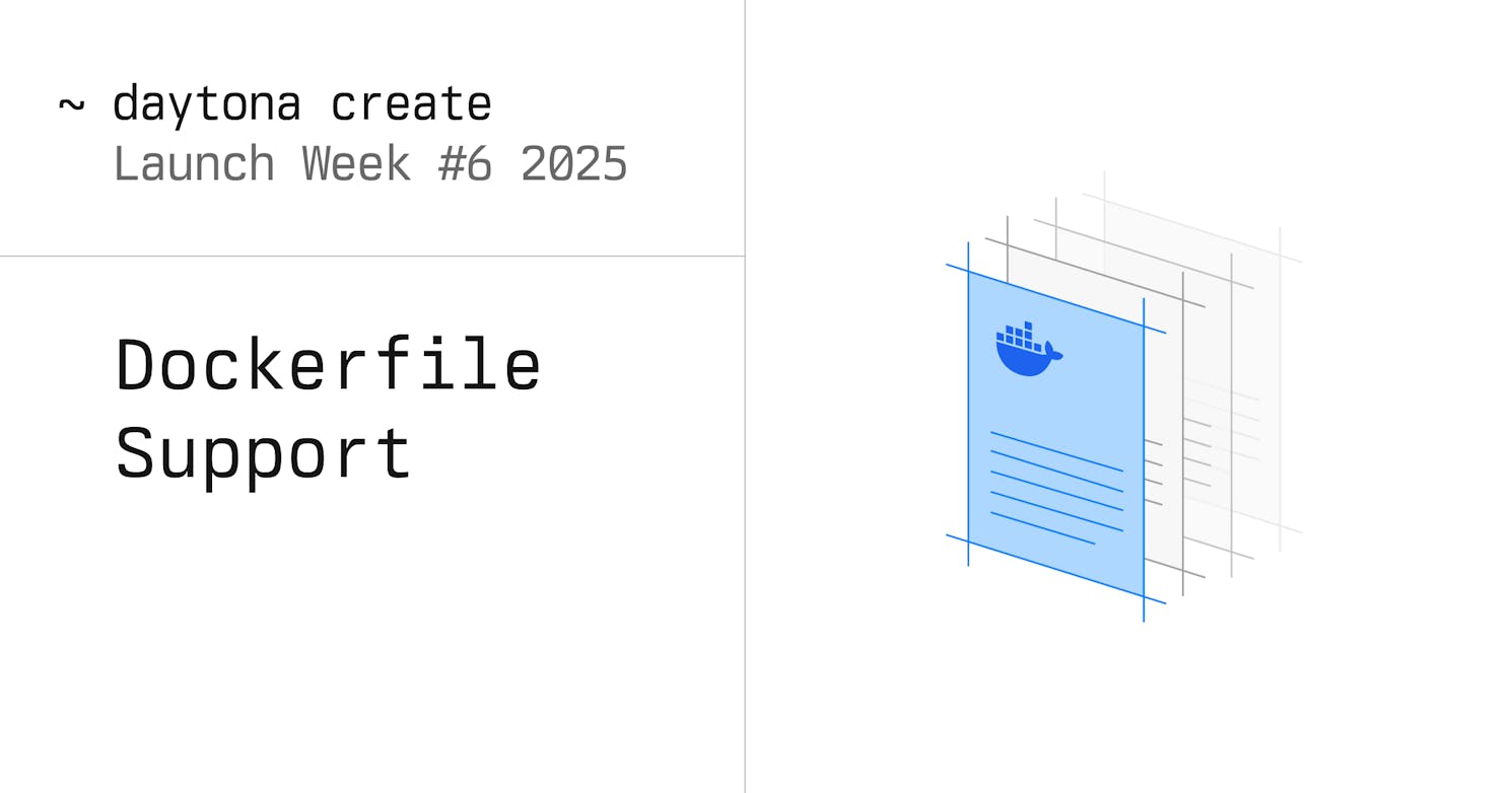 Dockerfile Support