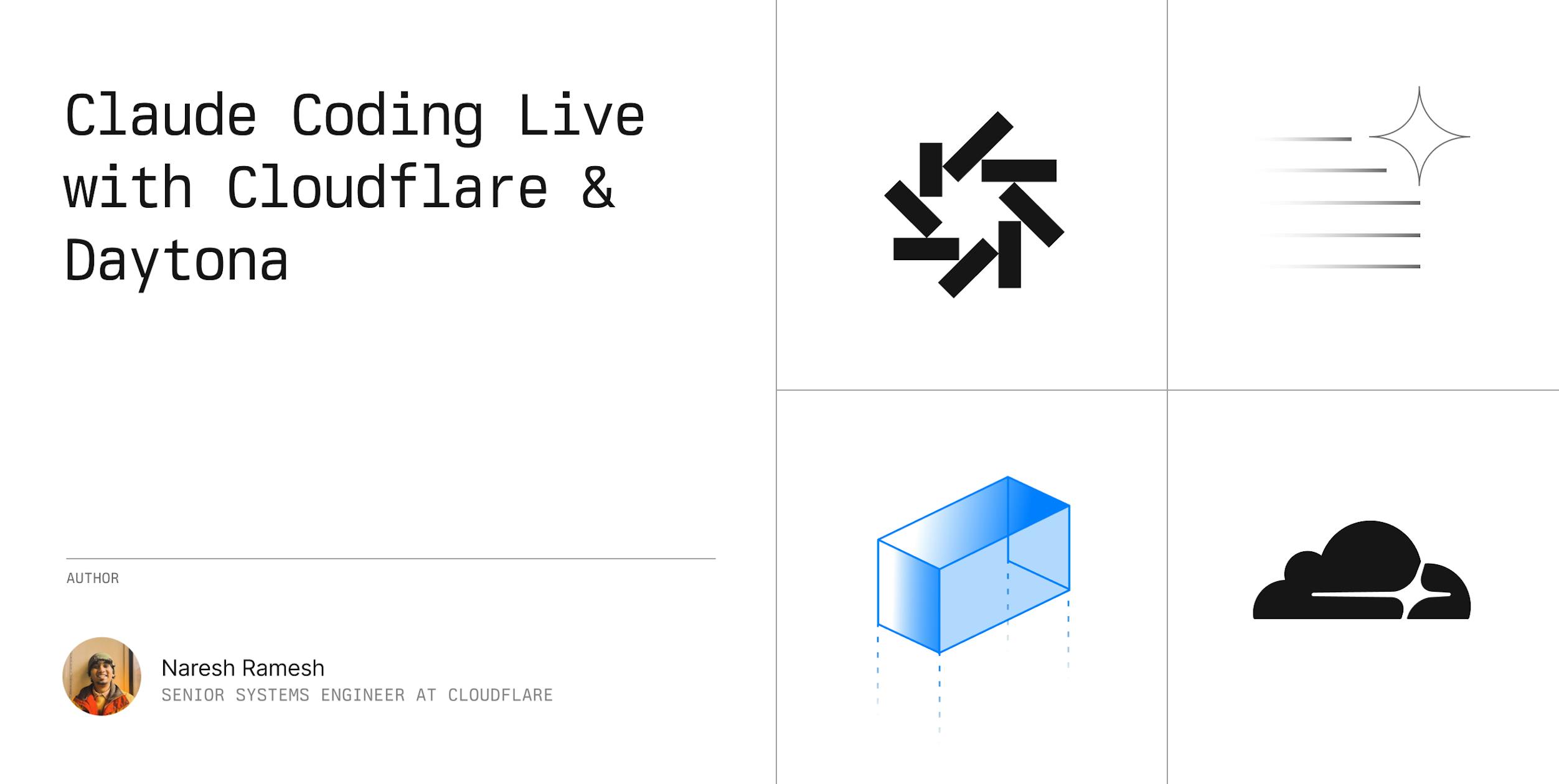 Claude Coding Live with Cloudflare & Daytona