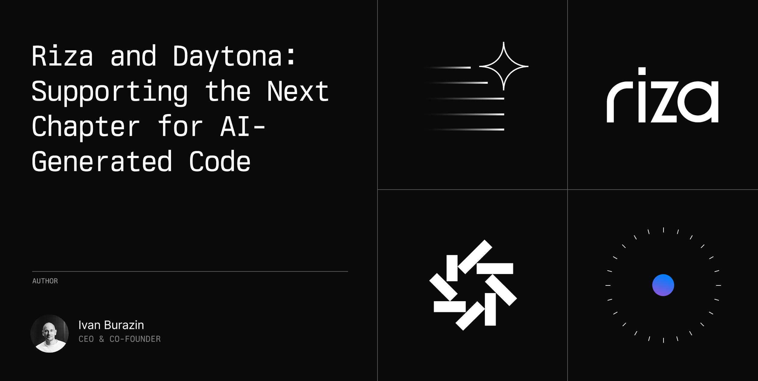 Riza and Daytona Partner to Power AI-Generated Code