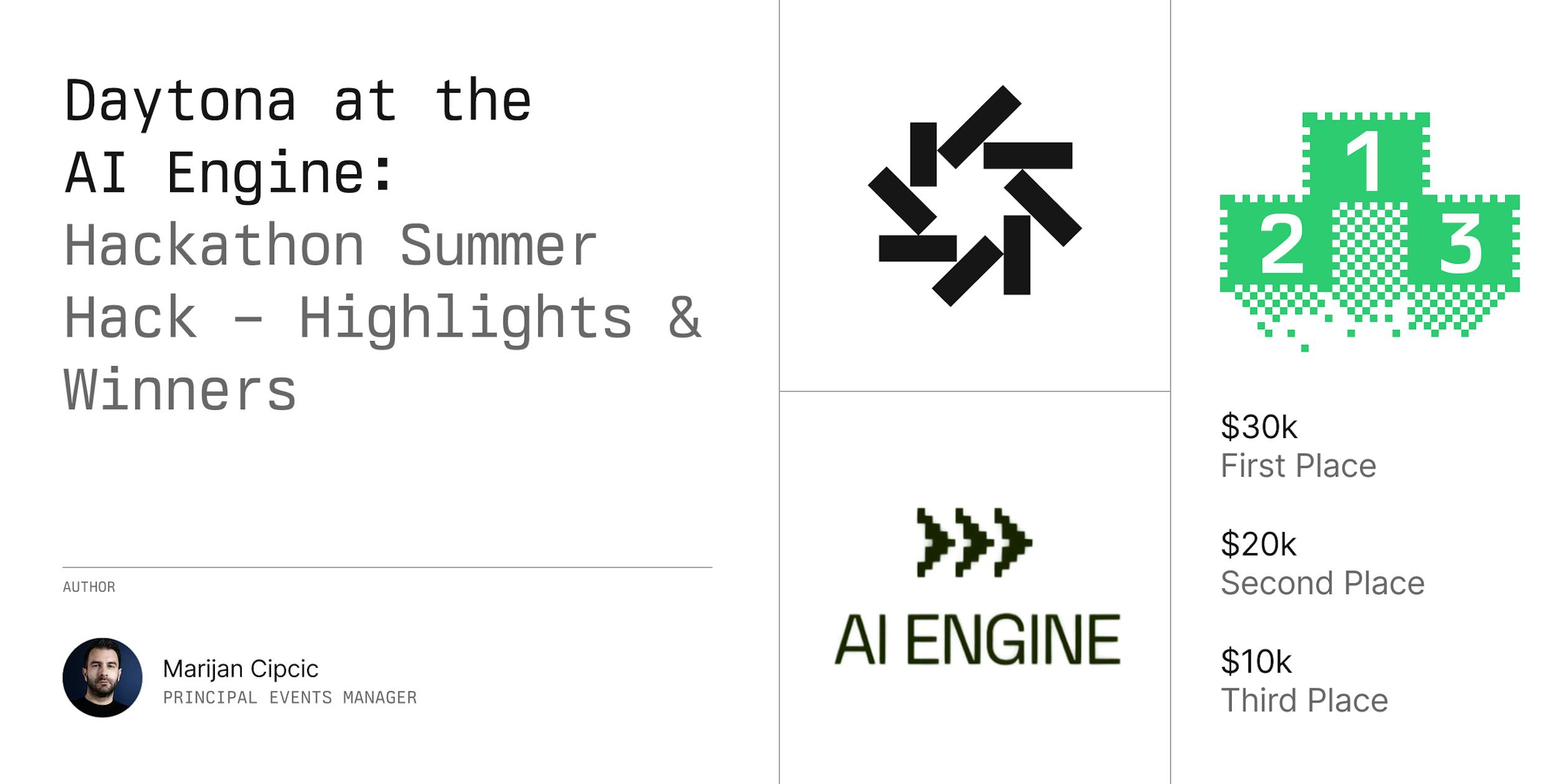 Daytona at the AI Engine Summer Hackathon