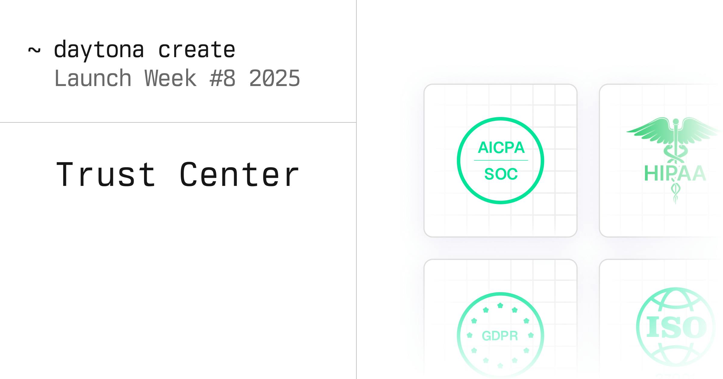Trust Center Launched