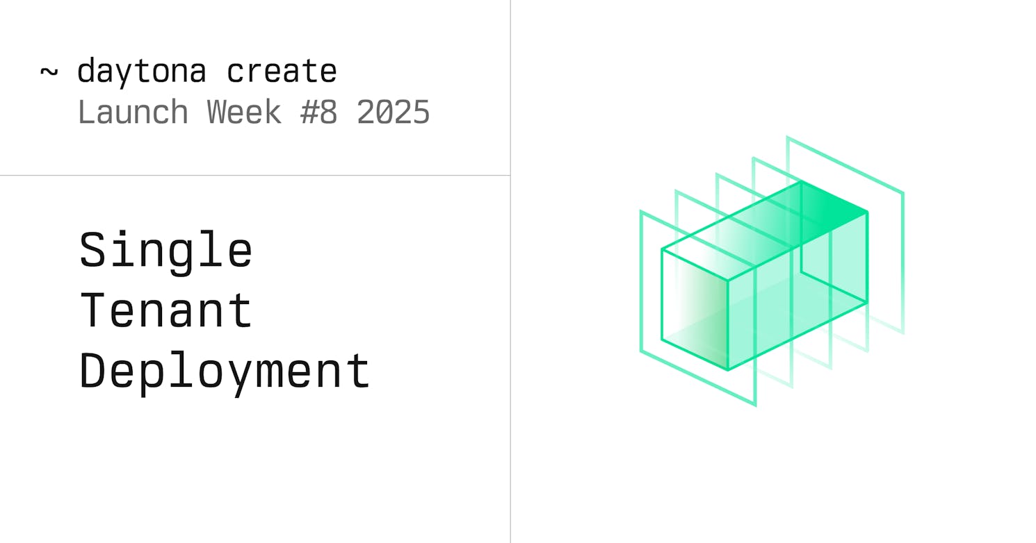 Single Tenant Deployment