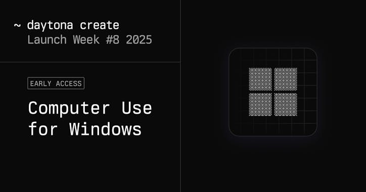 Computer Use – Windows (Early Access)