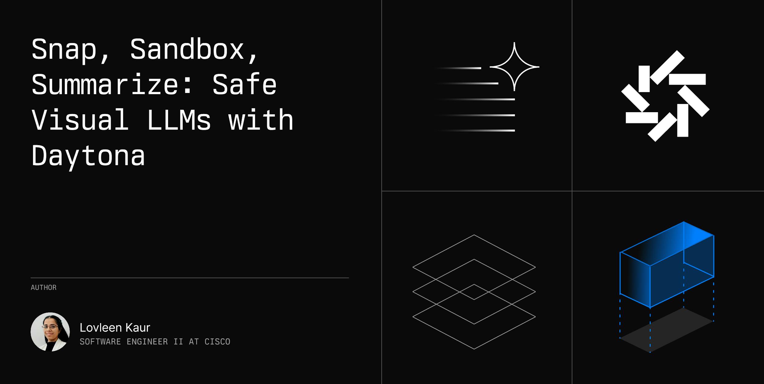 Snap, Sandbox, Summarize: Safe Visual LLMs with Daytona