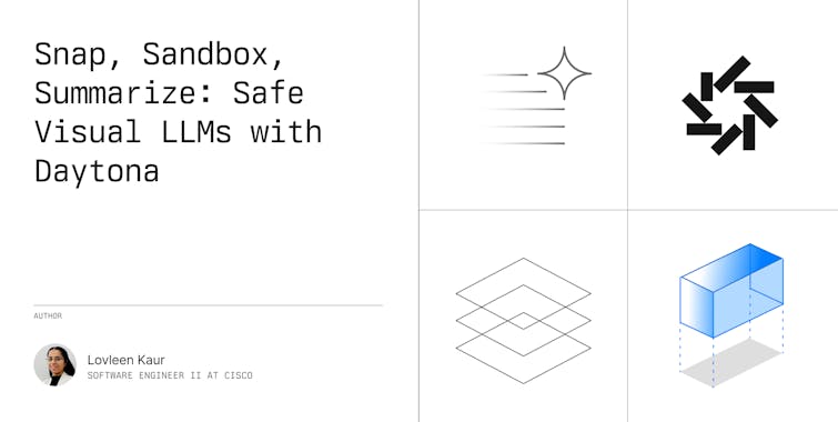 Snap, Sandbox, Summarize: Safe Visual LLMs with Daytona