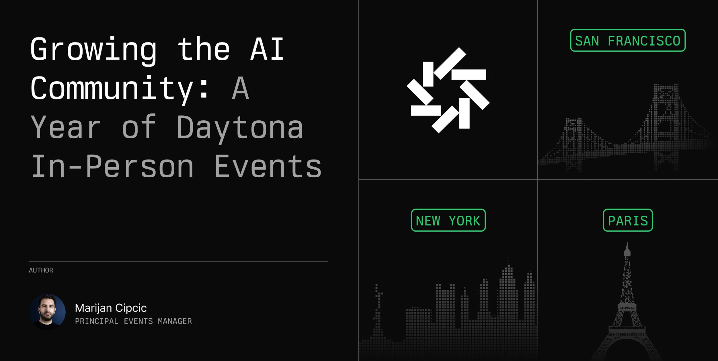 Growing the AI Community: A Year of Daytona In-Person Events