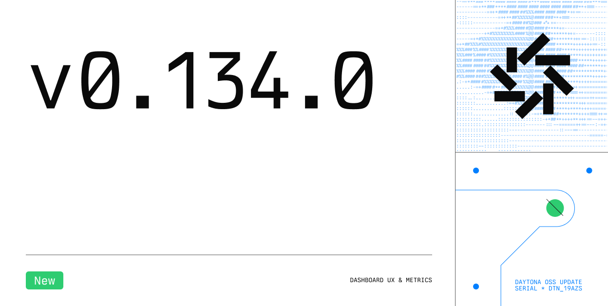 Dashboard Command Palette & Metrics