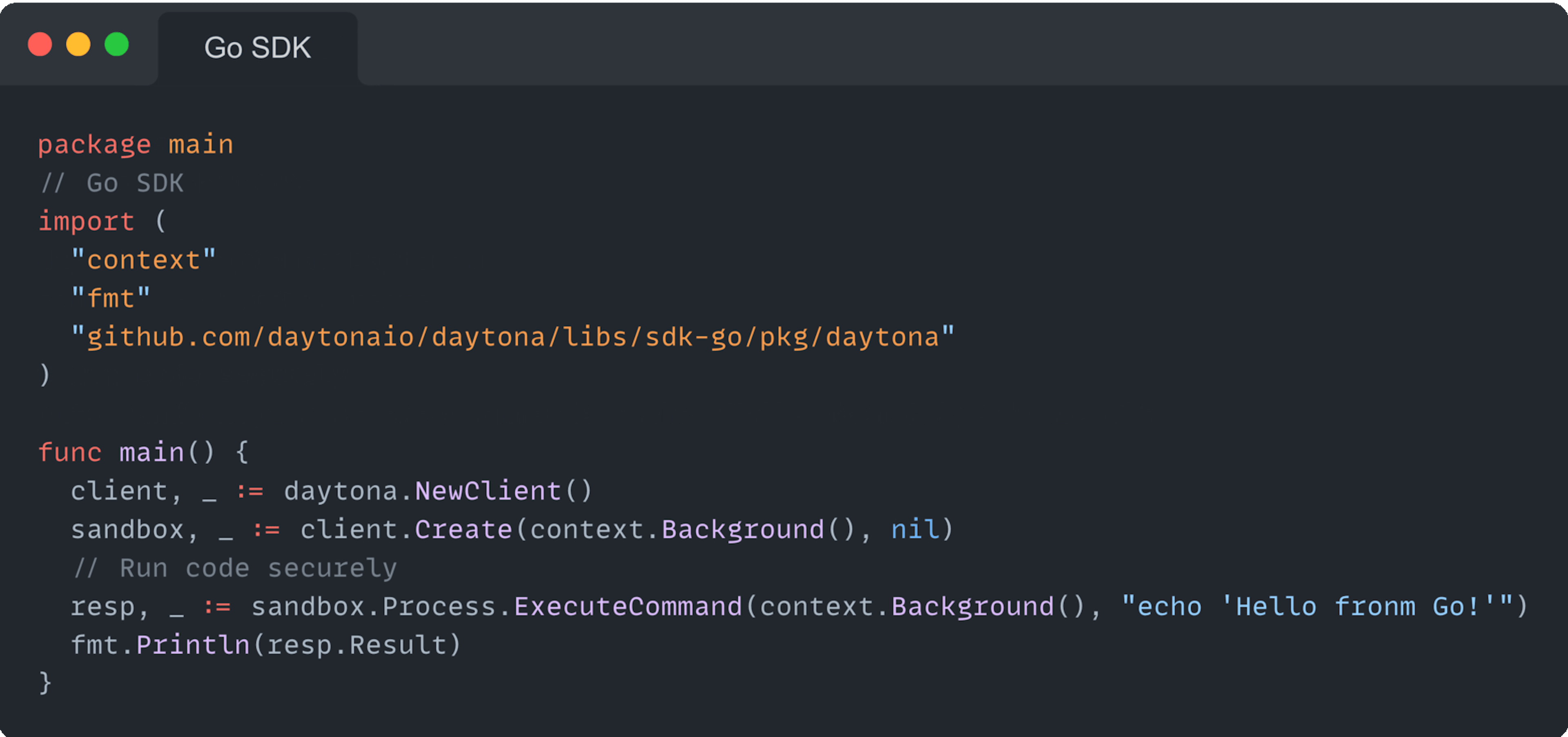 Ruby and Go SDK