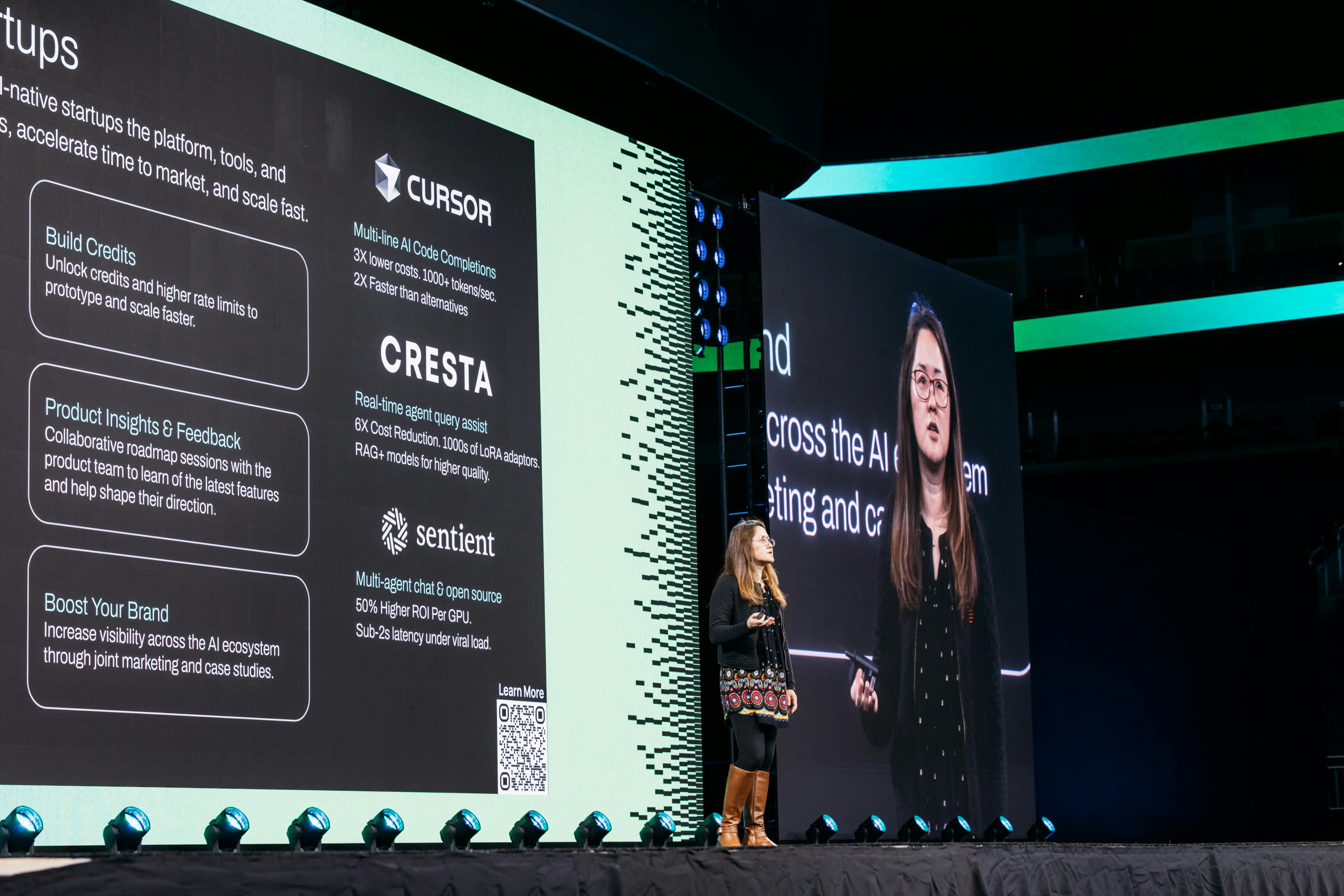 Lin Qiao, co-founder of Fireworks AI, at the recent Daytona Compute Conference.