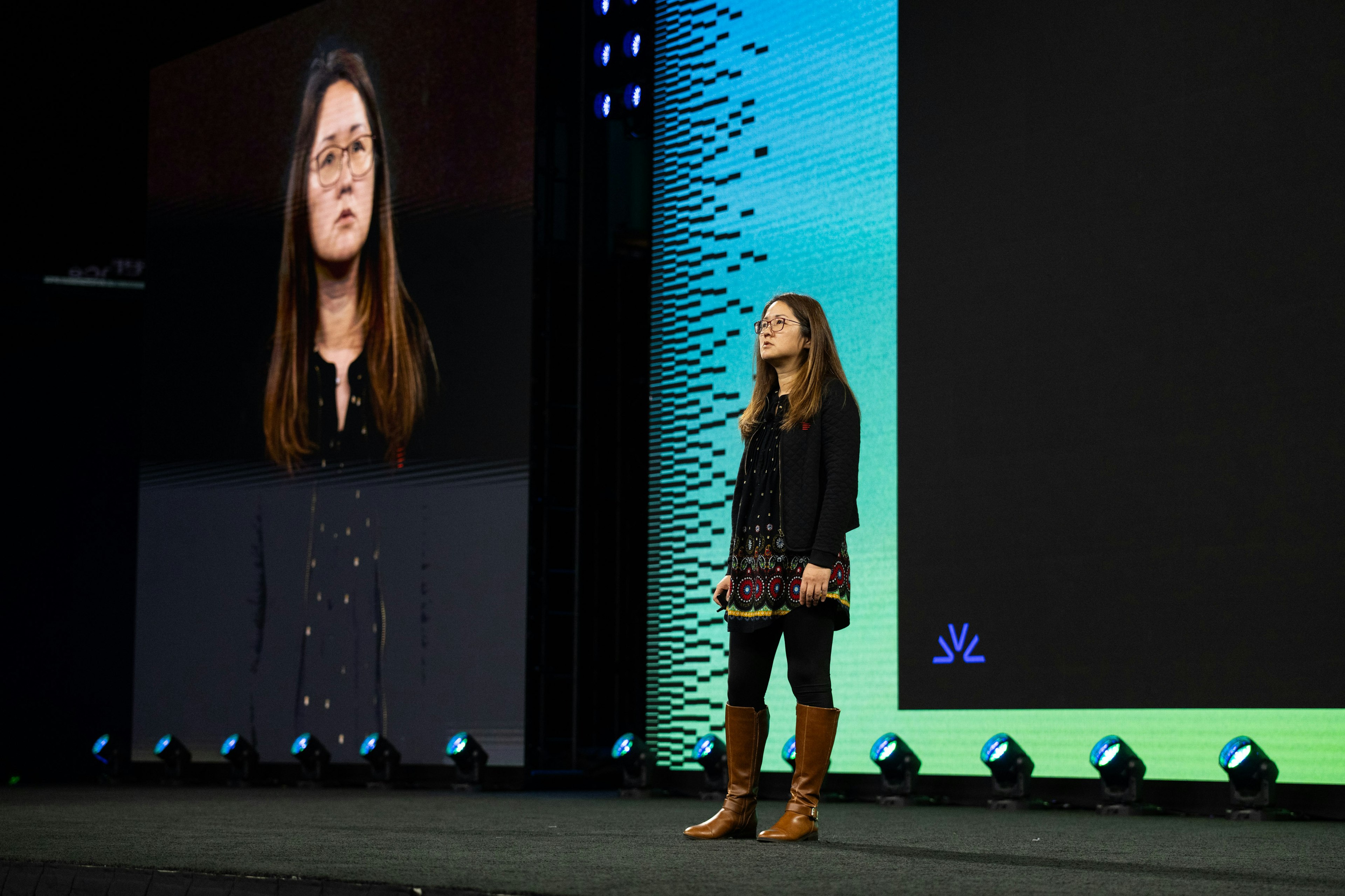 Lin Qiao, co-founder of Fireworks AI, at the recent Daytona Compute Conference.