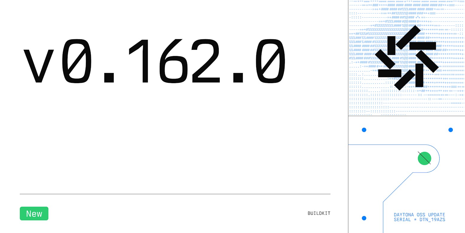 Daytona v0.162.0 changelog light