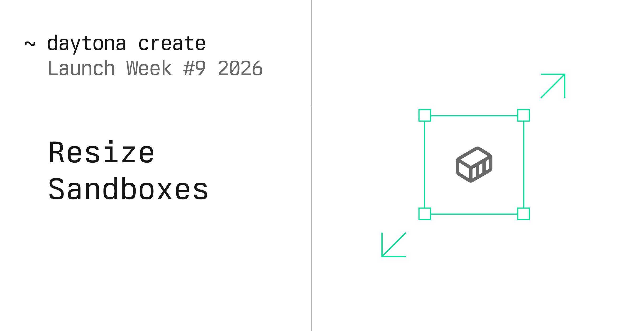 Resize Sandboxes