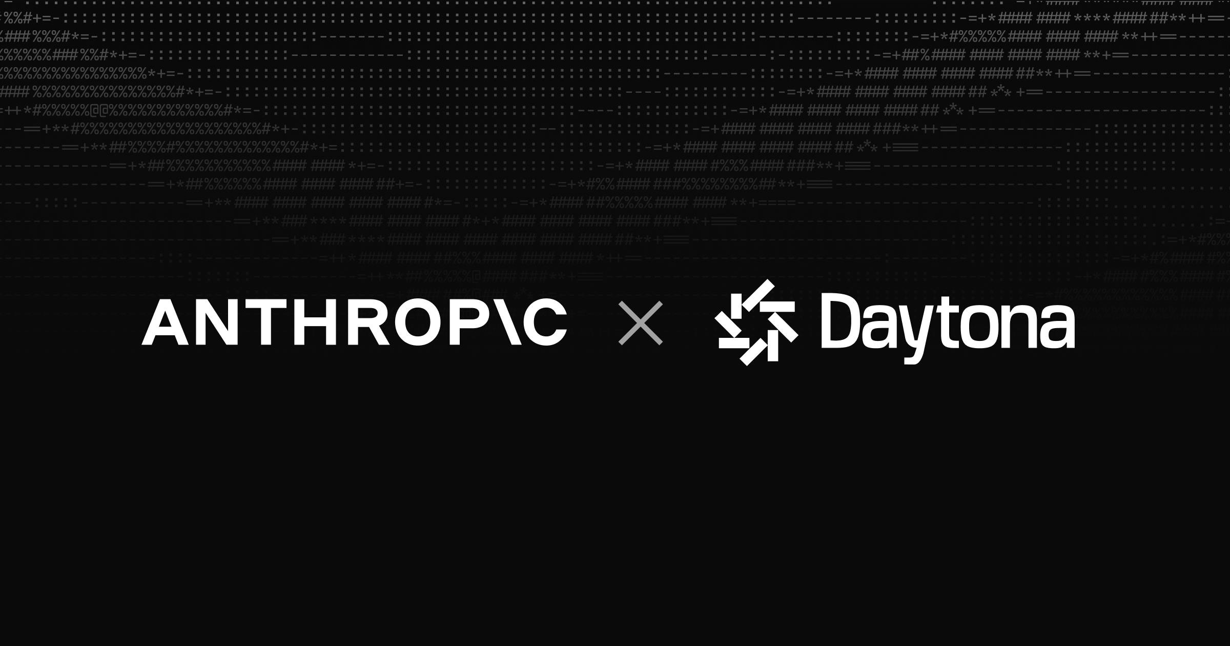 Anthropic x Daytona