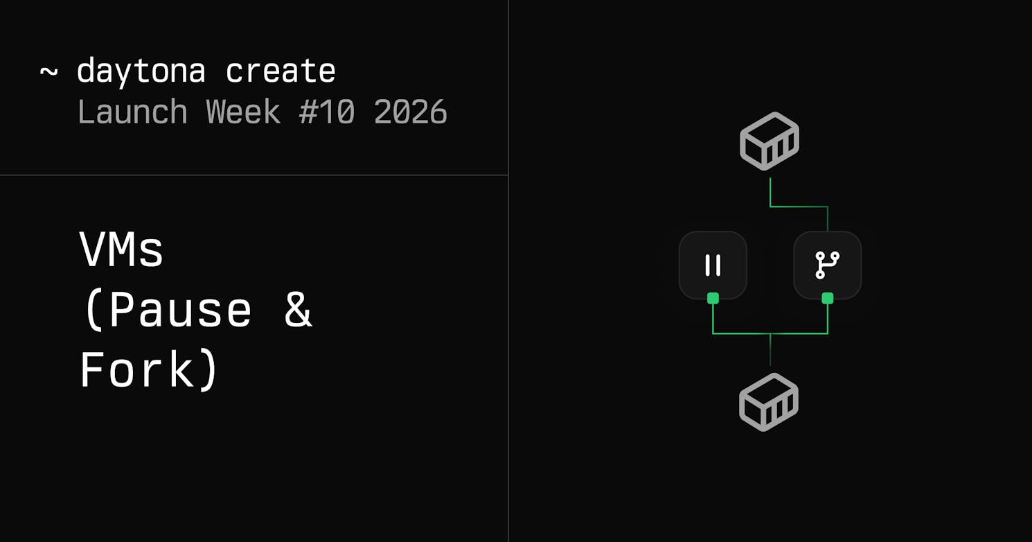 VMs (Pause & Fork)