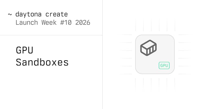 GPU Sandboxes