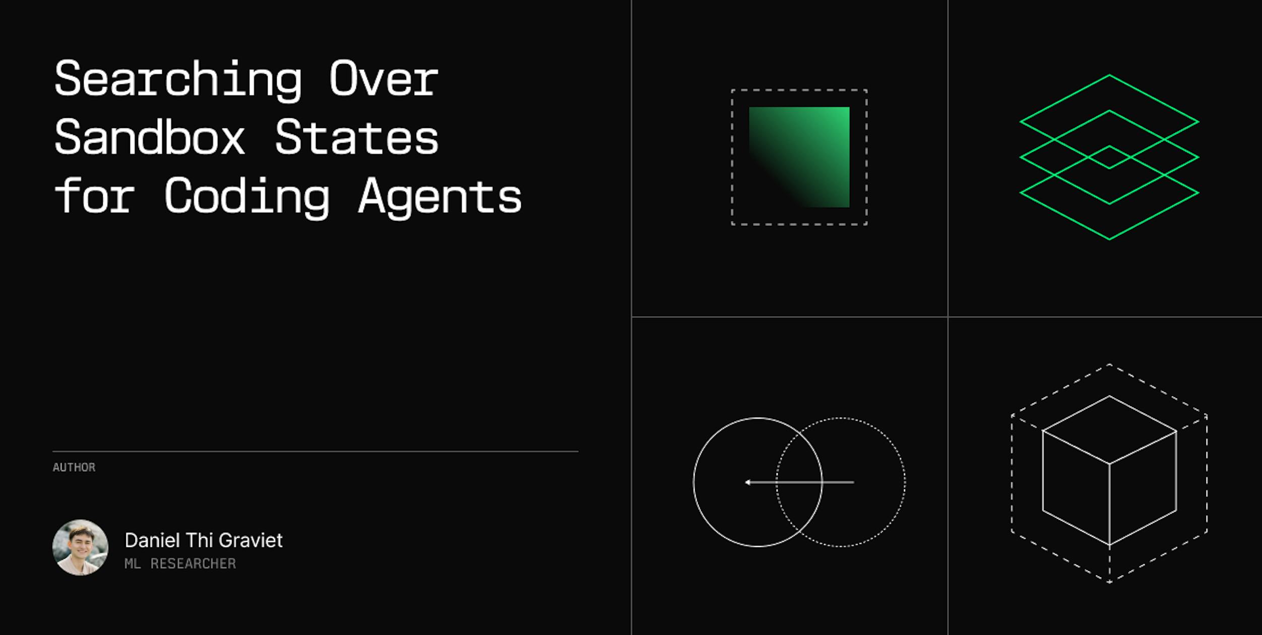 Searching Over Sandbox States for Coding Agents