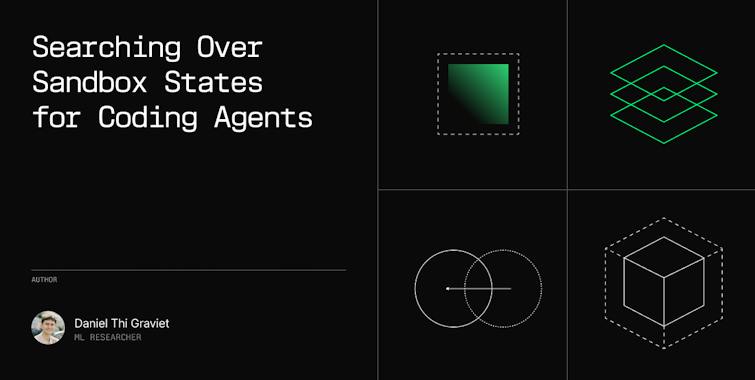 Searching Over Sandbox States for Coding Agents