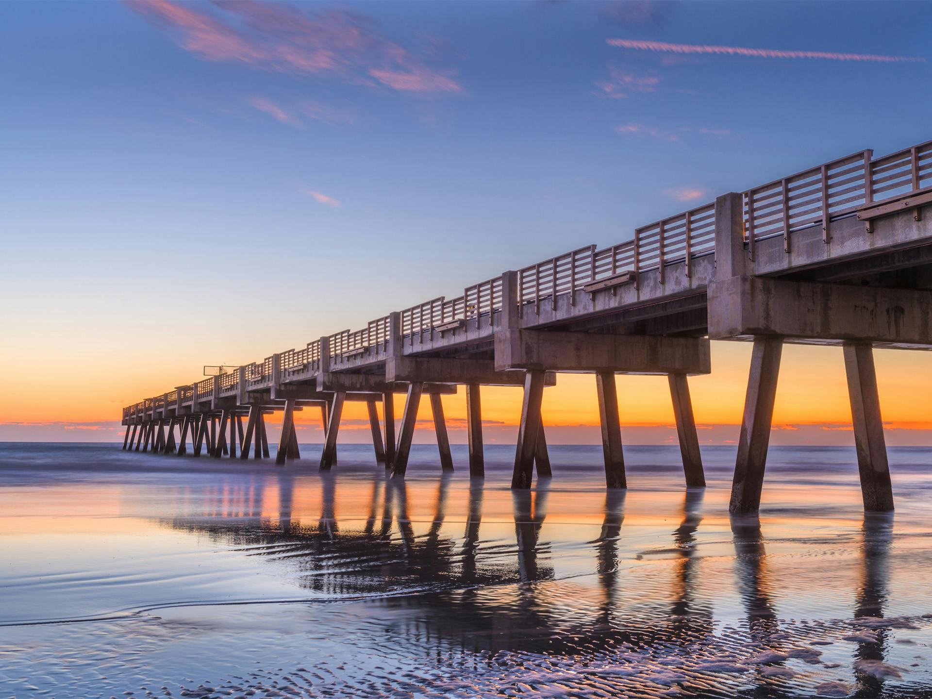 Pier on the beach