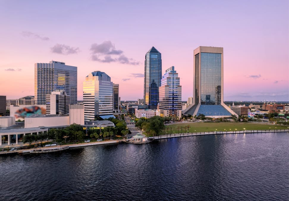 Skyline photo of Jacksonville