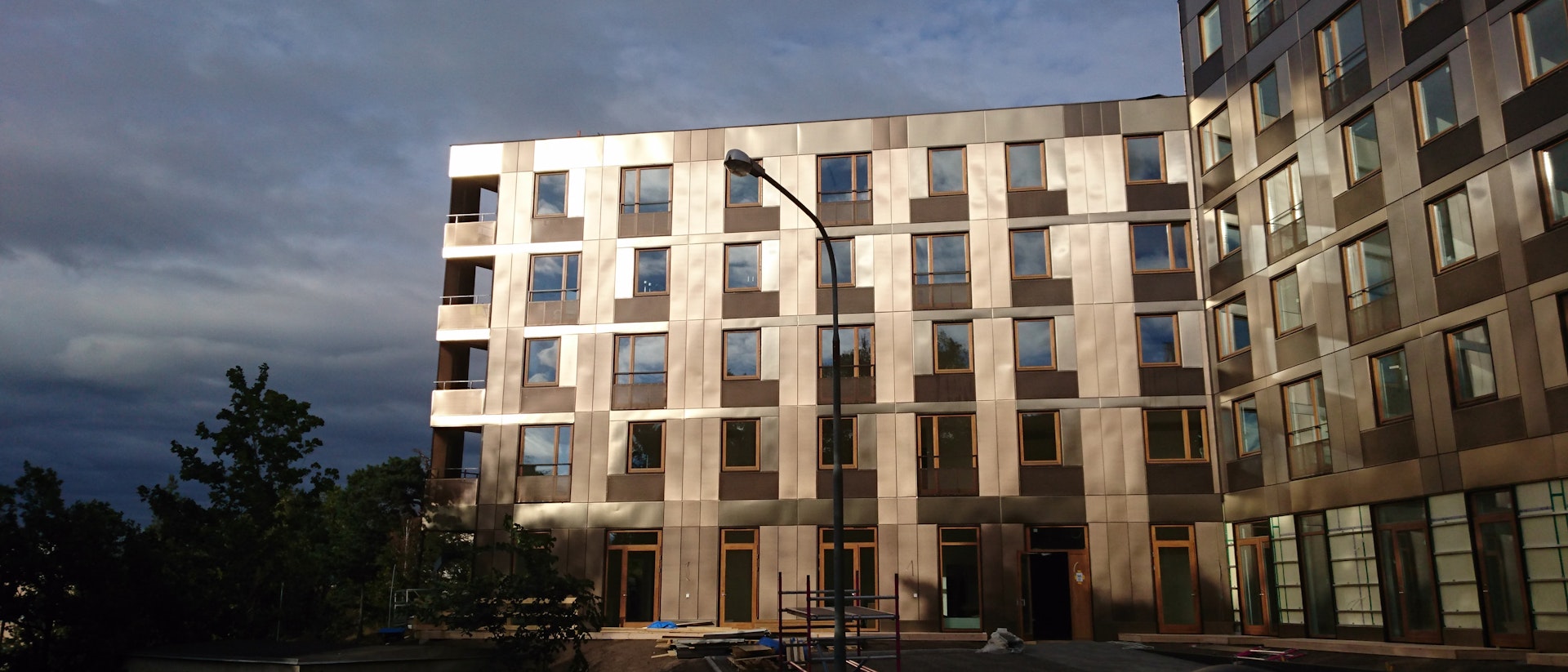 Block Alphyddan Bromma Stockholm Sweden, ColourTex® Champagne Paladin