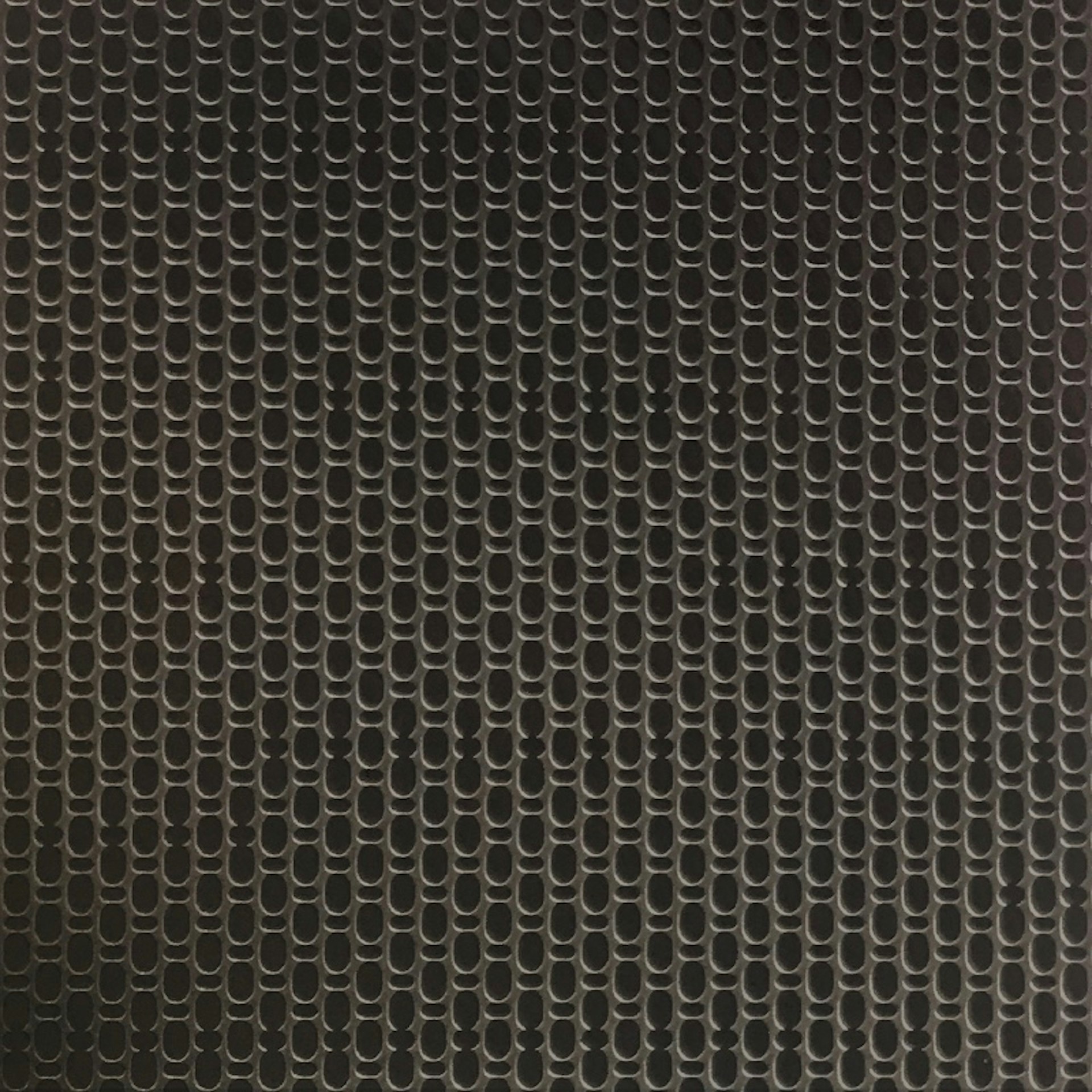 Nahaufnahme Edelstahl Dekorblech ColourTex® – Leinen Black