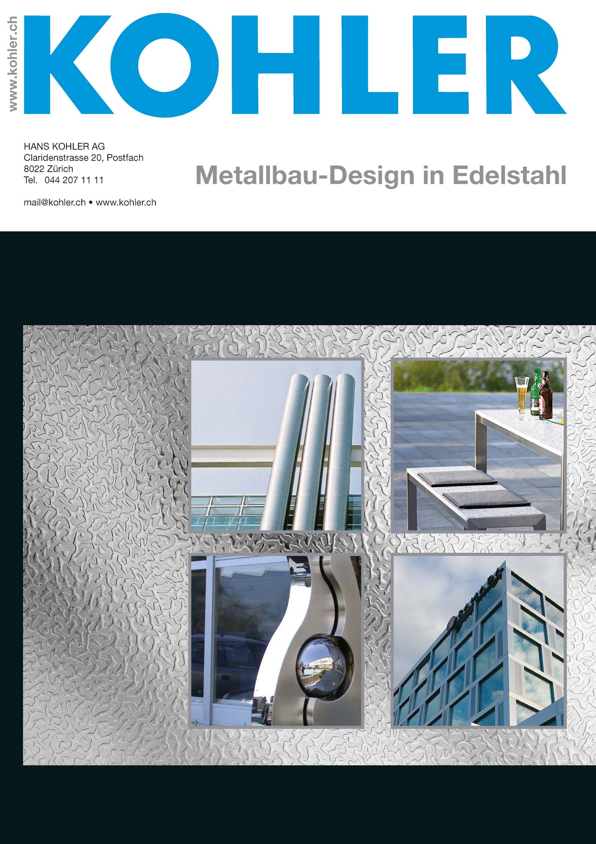 Metallbau-Design in Edelstahl