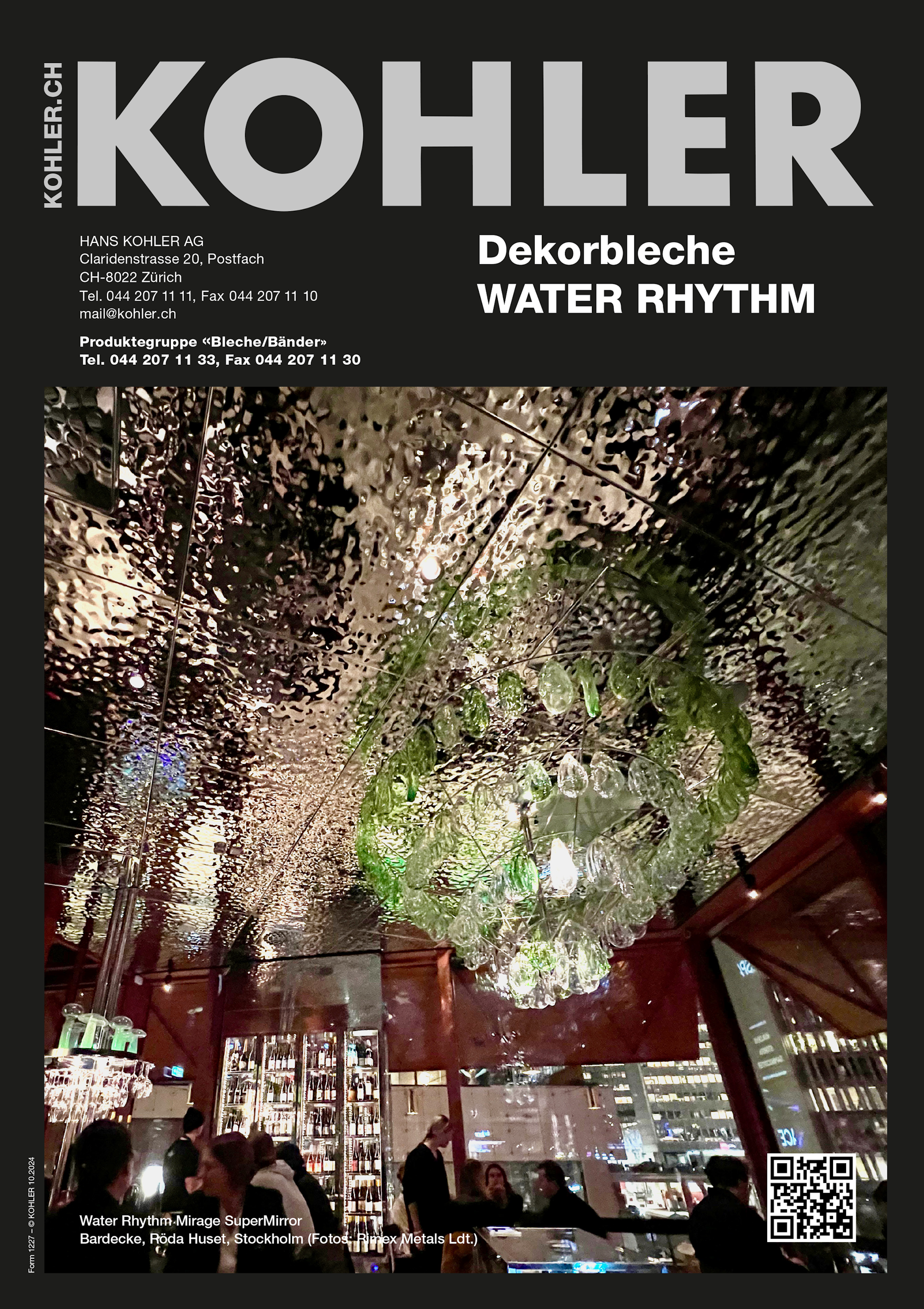 Dekorbleche Water Rhythm