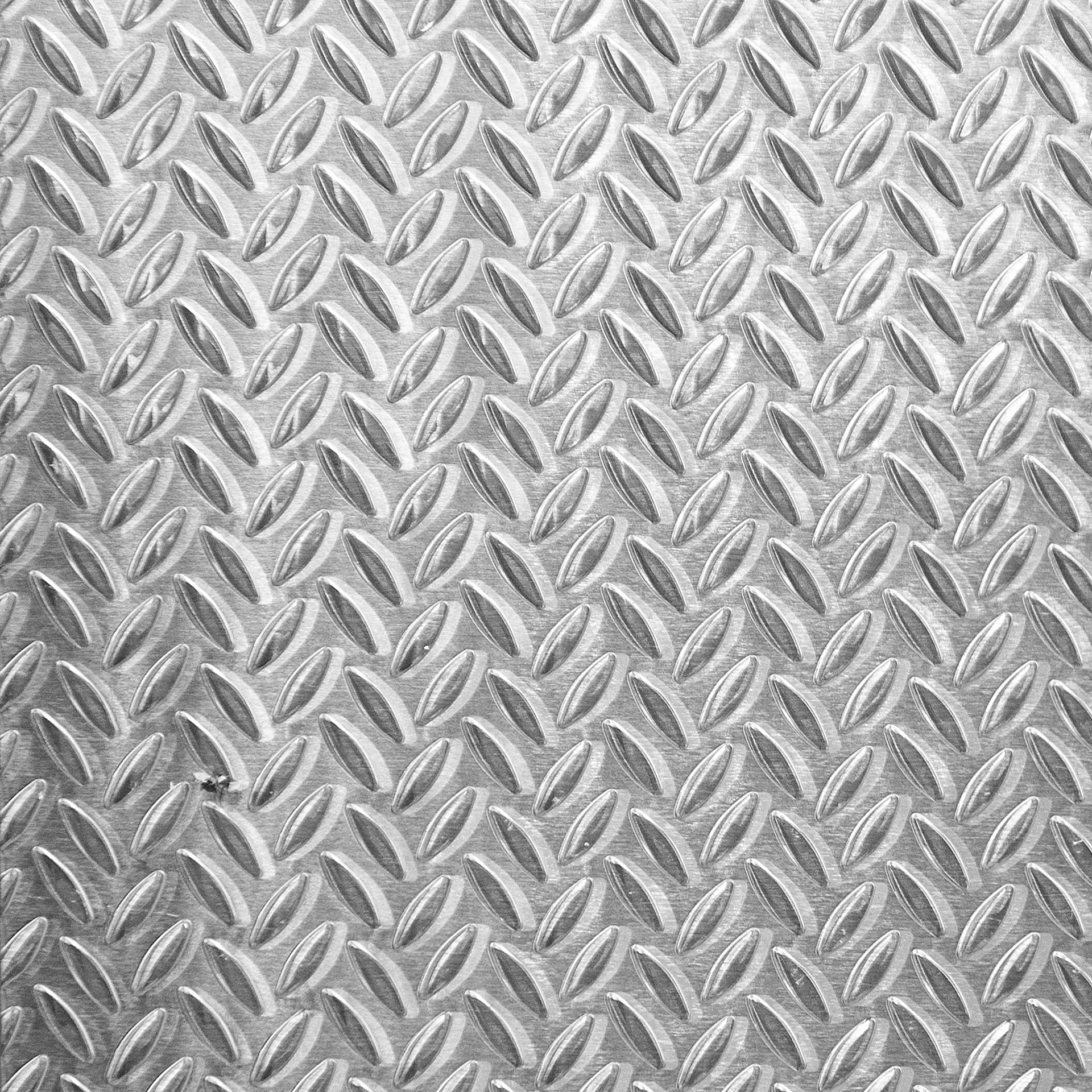 Nahaufnahme eines Aluminium Tränenblechs
