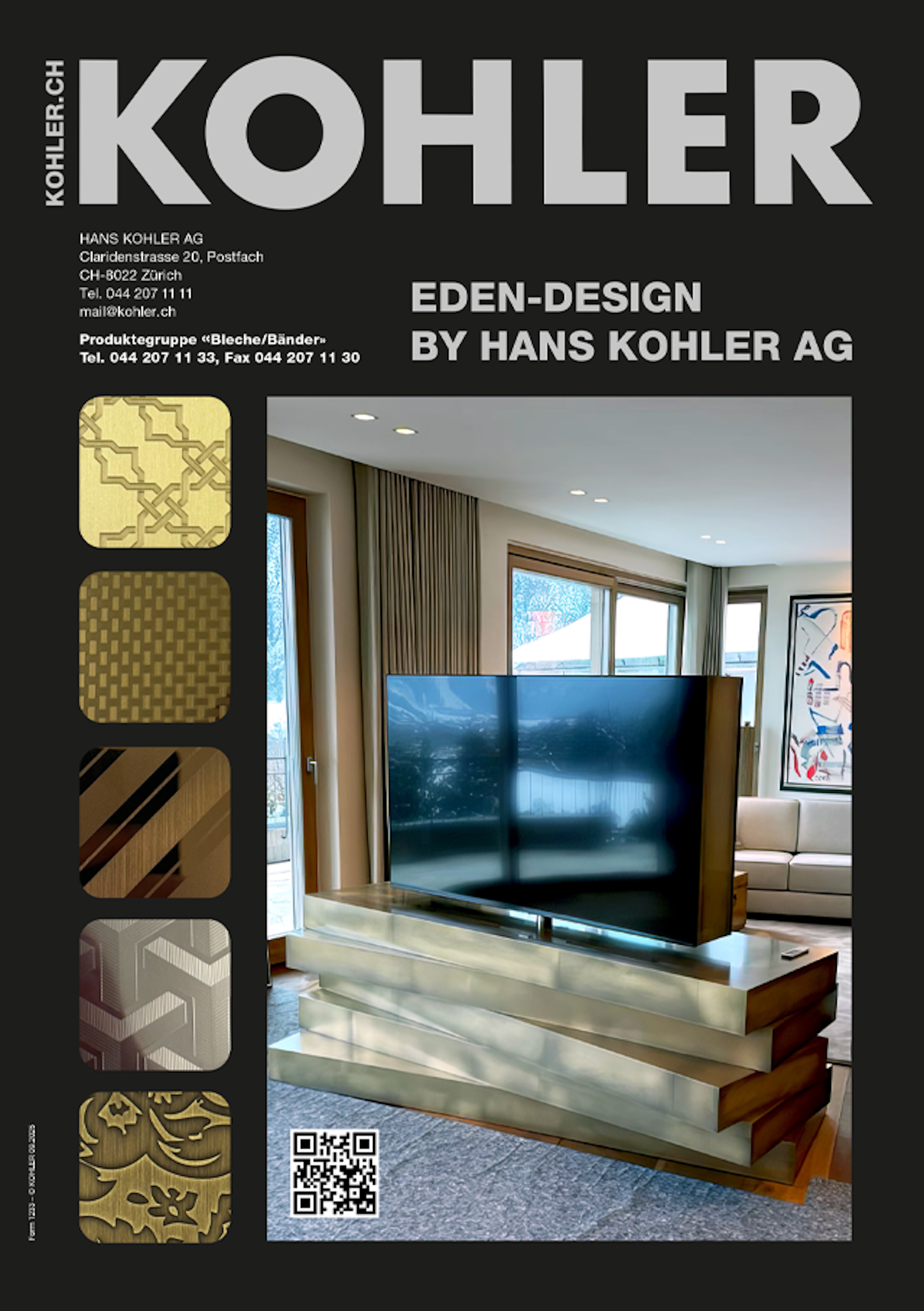 Dekorbleche Eden-Design by KOHLER