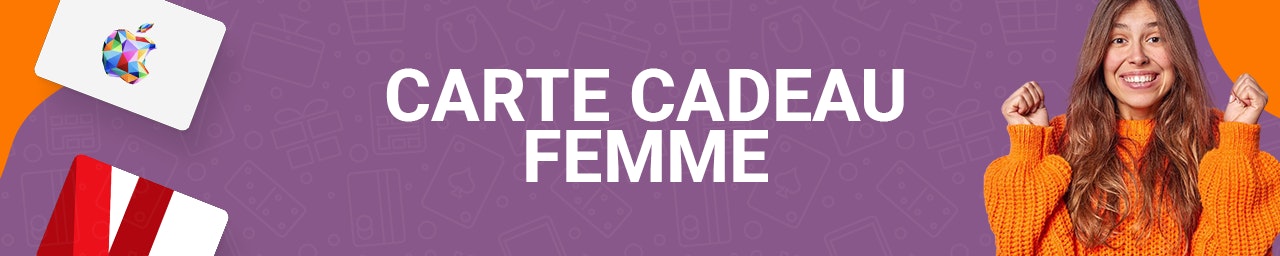 Cartes cadeaux pour elle Toutes les cartes cadeaux idéales à offrir à une femme