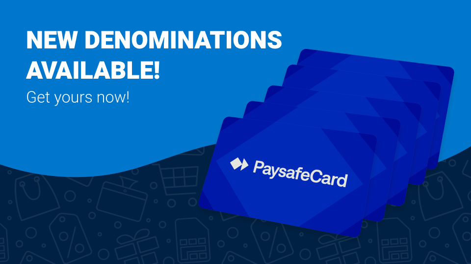 Buy new denominations available on dundle for PSC