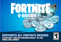 Carte 1000 V-Bucks Fortnite logo