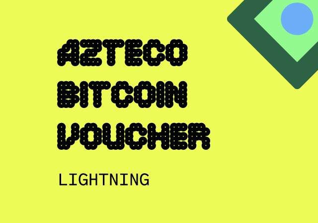 Azteco Bitcoin Voucher (Crypto) - Lightning