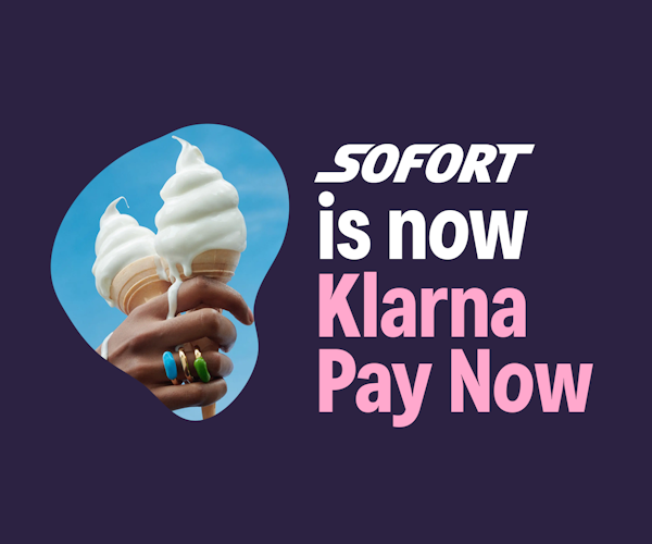 Select Klarna now at the checkout to pay the same way as before with Sofort