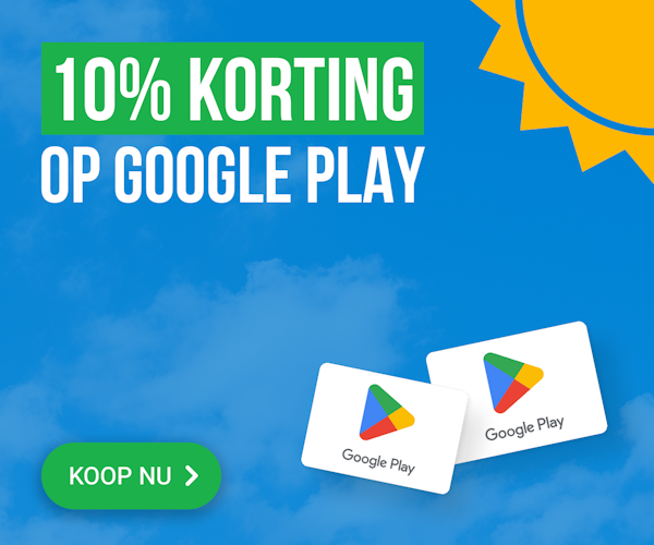 Google Play 10% korting