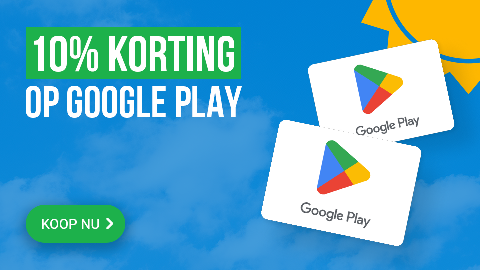 Google Play 10% korting
