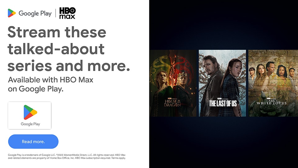 Subscribe to HBO Max with Google Play Credit with no credit card