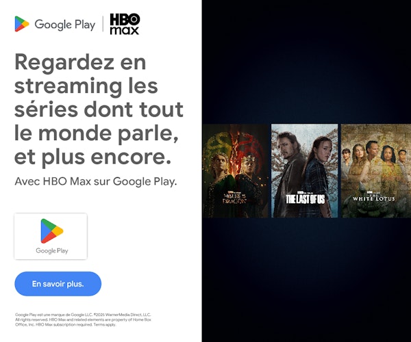 Abonnement HBO Max sans carte bancaire avec du crédit Google Play