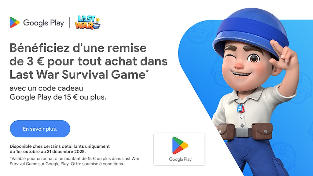 3 € de réduction dans Last War: Survival Game 3 € de réduction dans Last War: Survival Game
