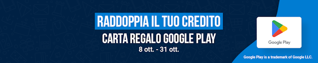 Ogni giorno viene estratto un vincitore - promo è valida dall’8 al 31 Ottobre
