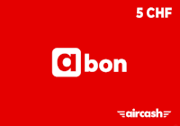 Aircash Abon CHF 5 logo