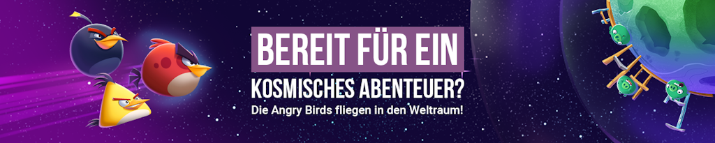 Schnapp dir deine Angry Birds 2 Vorteile jetzt! Hol dir 50 % Rabatt auf das Gem Letter Produkt mit deinen Play Points – vor dem 20. November