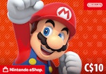 Nintendo eShop Card 10 CAD logo