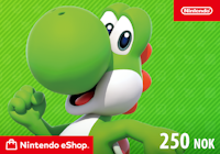 Nintendo gavekort 250 kr logo