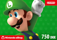 Nintendo gavekort 750 kr. logo