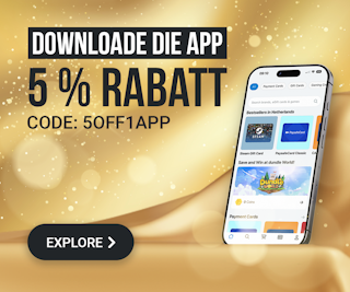 Downloade die App & genieße 5 % Rabatt