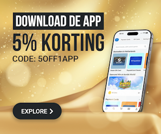 Download de app en krijg 5% korting Download de app en krijg 5% korting